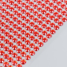 Semi -busines self -adhesive d 6 mm, red