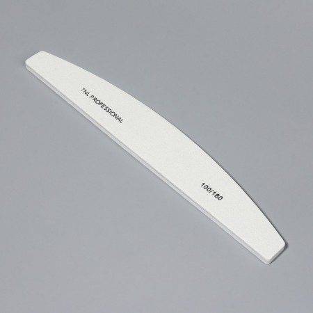 File - emery, abrasiveness 100/180, 18 cm, white color