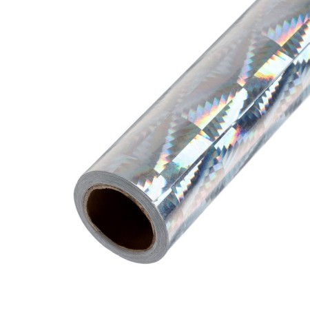 Self -adhesive film, holography, silver, 0.45 x 3 m, 3 μm-2