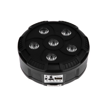 Garden lamp on the sunbater "Flight", 13 × 6 × 13 cm, 6 LED, remote control, glow RGBW-6
