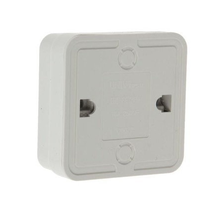 UNIVERSAL Olympus socket, 16 A, single, external, without salary, white-1