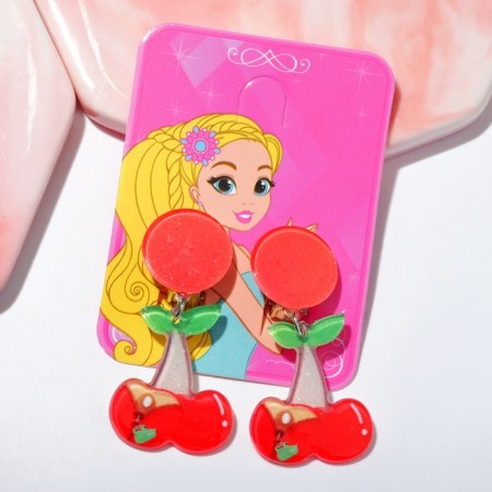 Children's clips "Choselka" summer, cherry, color-2