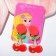 Children's clips "Choselka" summer, cherry, color