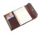 A passport cover on a button, 5 pockets, burgundy color