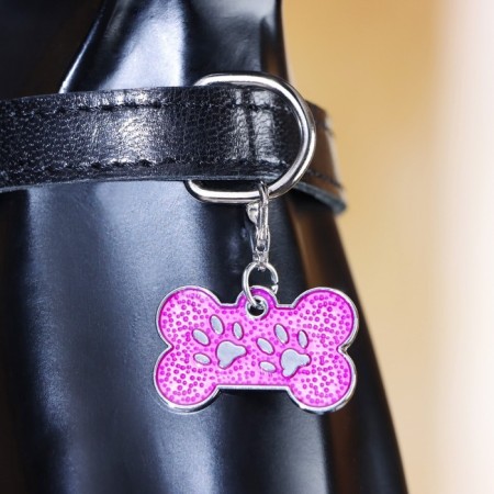 Tarry for engraving "Bone with paws" with a carbine, 3 x 1.5 cm, purple-4