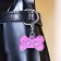 Tarry for engraving "Bone with paws" with a carbine, 3 x 1.5 cm, purple