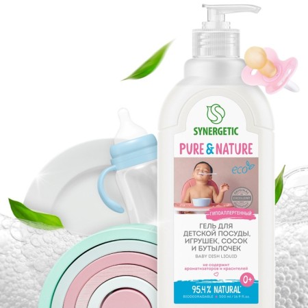 Synergetic dishes wash, for children's dishes, 500 ml-1