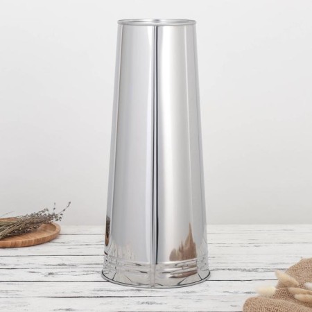Vazon without pens, 11 l, h = 49 cm, stainless steel, GOST-7