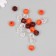 Beads for creativity plastic "Shar with slices" Autumn mix set 20 g 1.1x1.1x1.1 cm
