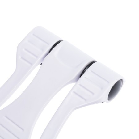 Luazon phone stand, folding, reinforced, adjustable height, white/black-10