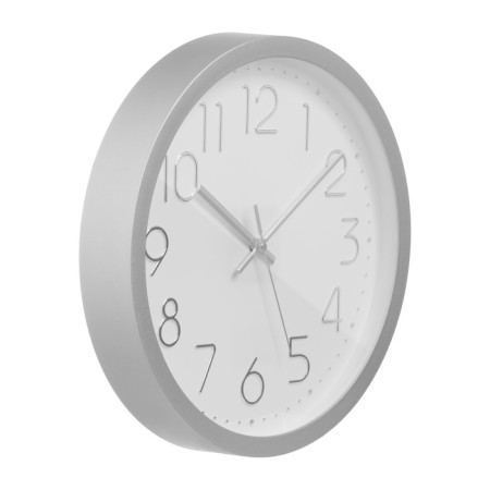 Walls Wall interior, silent, d-30.5 cm, rim wide matte silver-3