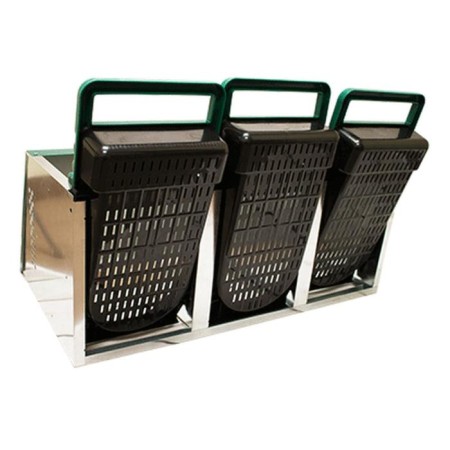 Current nest, 3 sections, green-3