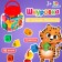 Bank lacing 40 elements "Funny beads", according to the Montessori methodology