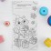 Set for creativity. Fetra toy with magnets "raccoon"