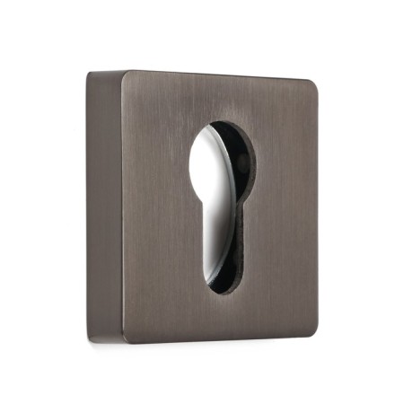 Lockland cylinder overlay, square, graphite, kit.-2
