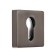 Lockland cylinder overlay, square, graphite, kit.