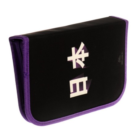 Penal 1 section 140 x 210 x 40 mm, folding pocket and cosmetic bag, fabric, calligrata top content "view"-2