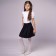 School blouse for a girl, white color, height 146