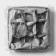 Organizer for linen LADOM, 9 cells, 28 × 28 × 11 cm, color gray color