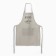 Apron Ethel "Home", gray color, 60x75 cm, 50%HL, 50%flax