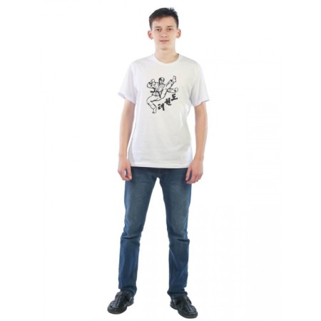 T-shirt "Tykvan-do", size 42, white color