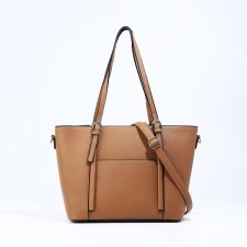 Zipper bag with lightning, the color is light brown