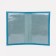 Cover for passport, fleet, blue color
