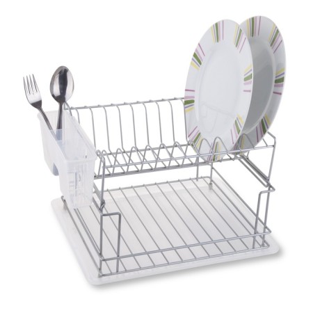 Drying for dishes and devices, table, with a pallet, chromium color, kb010