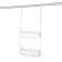Organizer for the bathroom Flex, white