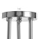 Daphne lamp 6x40W E27 chrome 64x64x23cm