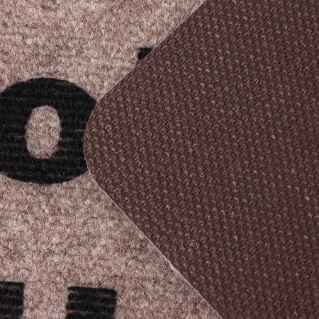 Mat with a moisture -fingering shallow without a trim of a shares OH, HELLO, 40 × 60 cm, beige color-4