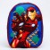 Baby backpack, lightning department, 21 cm x 9 cm x 26 cm "Iron Man", Avengers
