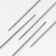 Sewing needles, for skin and shoes No. 2, d = 1.2 mm, 7 cm, 10 pcs, S-16