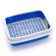 Toilet with side and net, 45x34x10 cm, blue/gray