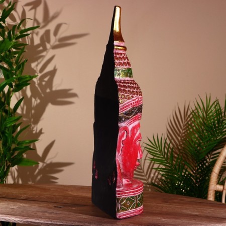Souvenir "Head of Buddha" Albezia 60 cm-4