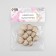 Set of decorative buttons, d = 25 mm, 12 pcs, pearly white color