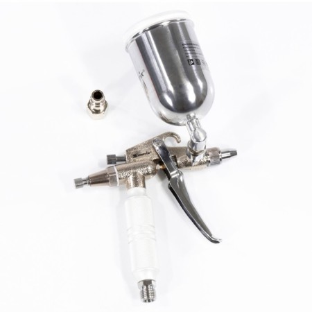 Matrix spraying, pneumatic, for finishing work, upper tank, 0.1 l, nozzle 0.5 mm
