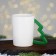 Ceramic mug "Winter", 450 ml, white color