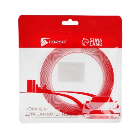 Adhesive tape Torso, transparent, bilateral, acrylic, 6 mm × 5 m-4