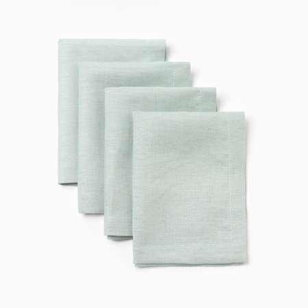 Set of napkins Ethel Color Mint, 30x40 cm - 4 pcs, 100% flax 170 g/m2-1