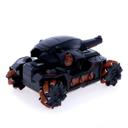 Radio controlled tank Fighter, 4WD, gesture control, shoots gel bullets, black and brown color-3