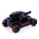 Radio controlled tank Fighter, 4WD, gesture control, shoots gel bullets, black and brown color