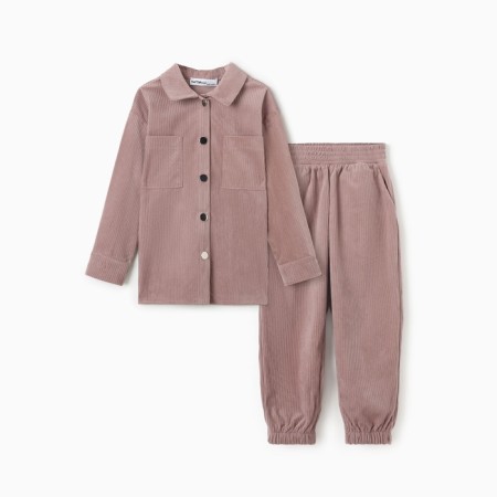 Kids Kaftan "Velvet", p. 34 (122-128), dusty pink-6