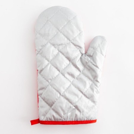 Mitten Dolyana "Peas" central red 26*16 cm, 100% p/e-2