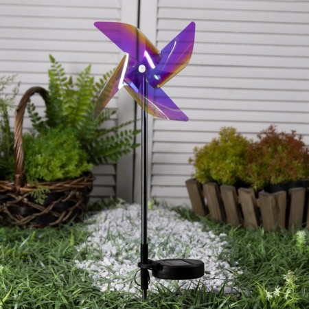 Garden lamp on the solar battery "Breeze", 66 cm, 1 LED, glow of multi (RGB)-1
