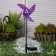 Garden lamp on the solar battery "Breeze", 66 cm, 1 LED, glow of multi (RGB)
