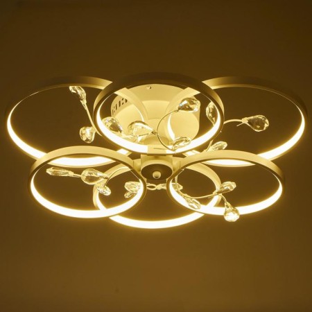 Chandelier 669520/6 LED 90W 4000k white 57.5x57.5x17 cm Bayerlux-2
