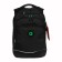 School backpack, 40 x 25 x 22 cm, Grizzly, ergonomic back, laptop department, black