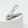 Kusachki-nipper manicure, bent, with a file, 6 cm, silver color