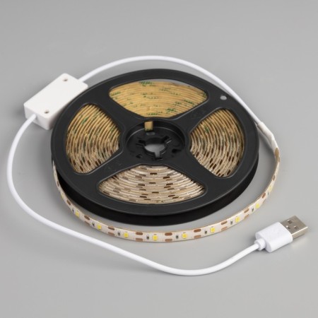 LEAZON LIGHTING LED tape with a touch switch 5 m, IP65, SMD2835, 60 LED/m, USB, 4000K-2